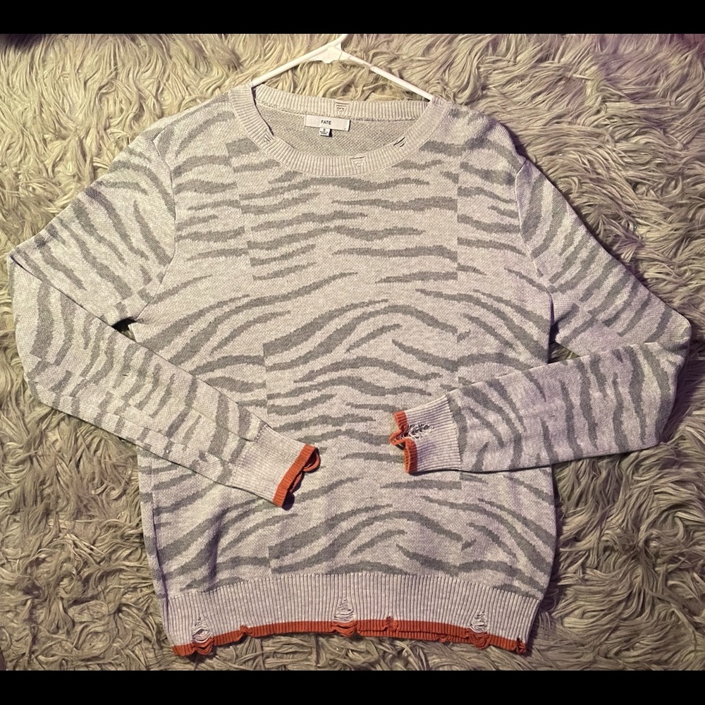 Fate Animal Print Sweater